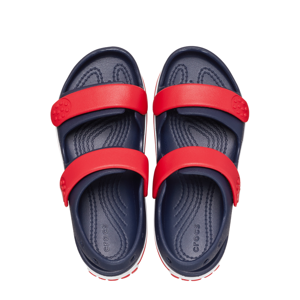 Kids Crocs Crocband Cruiser sandal navy red