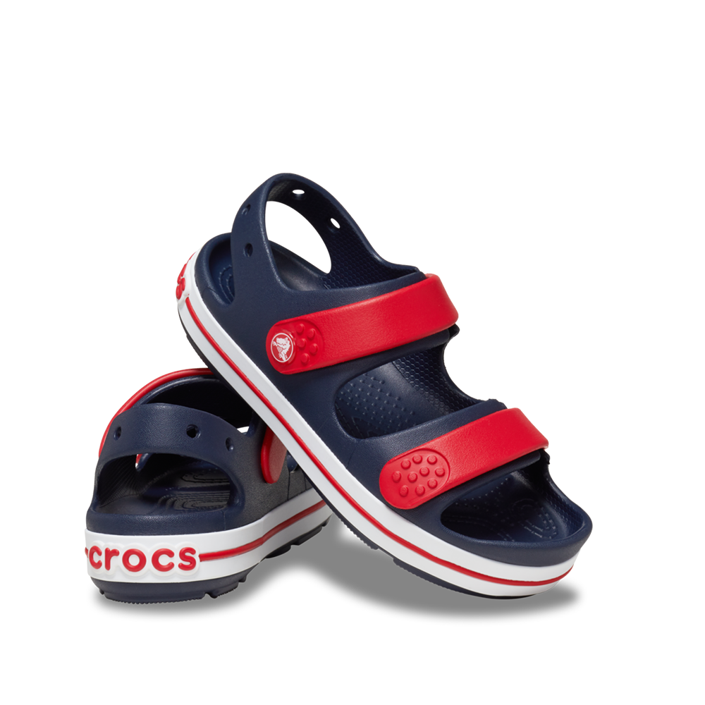Kids Crocs Crocband Cruiser sandal navy red
