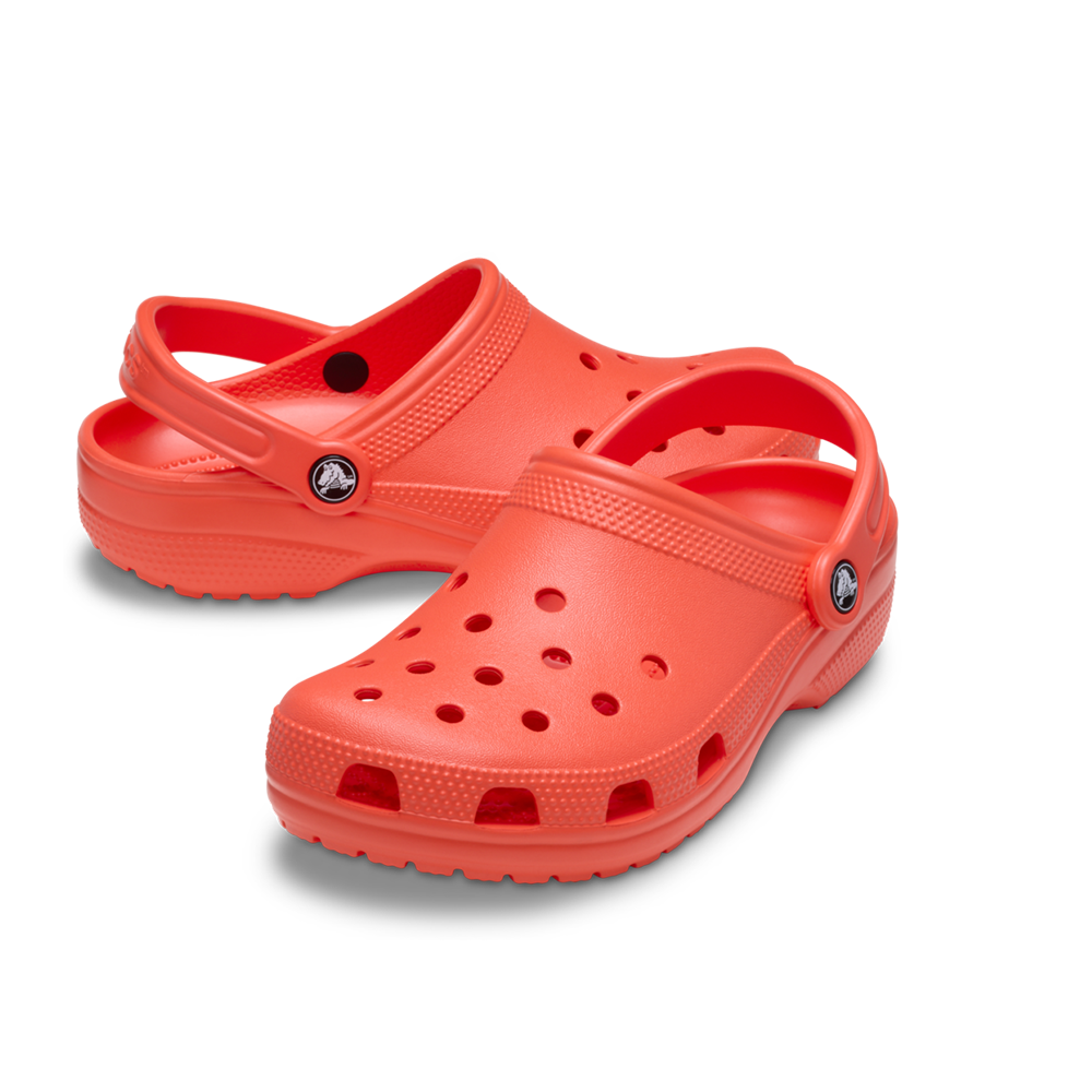 Kids Crocs classic clogs Starfish -red, orange, slip-on