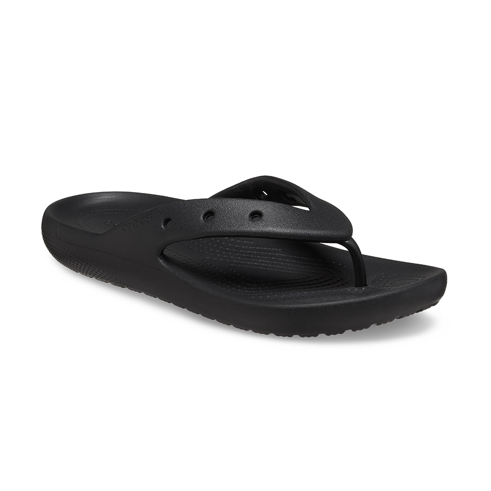 Single Crocs black flip-flop