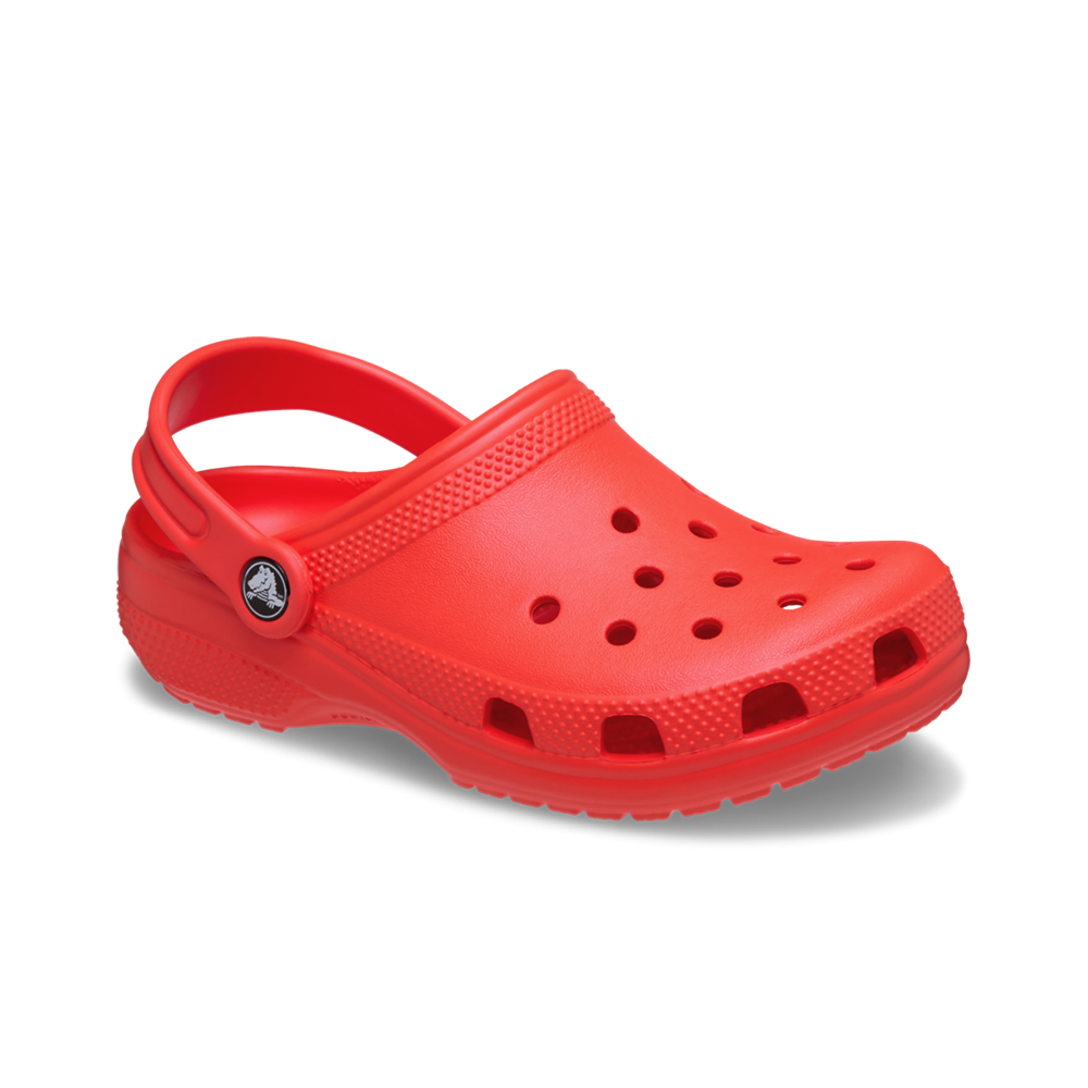 Kids Croc clog red with holes