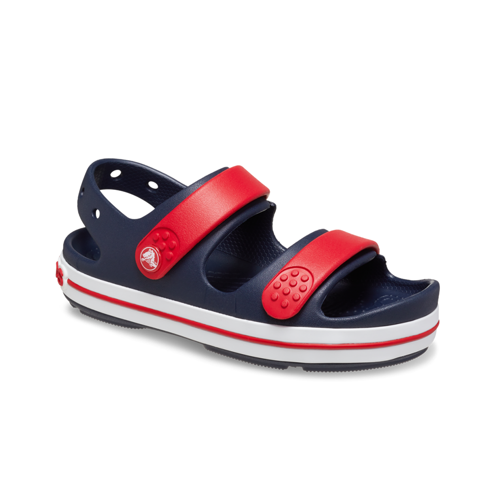 Crocs kids sandal navy and red
