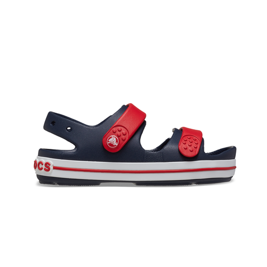 Kids Crocs Crocband Cruiser sandal navy red