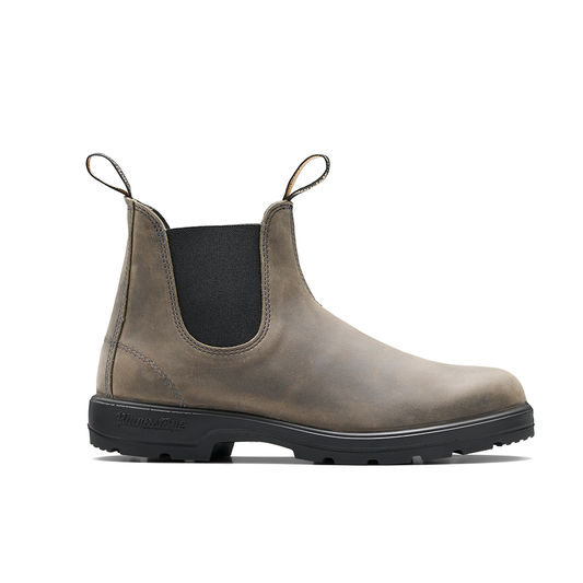 Side view of Blundstone 2446 distressed clay colour boots