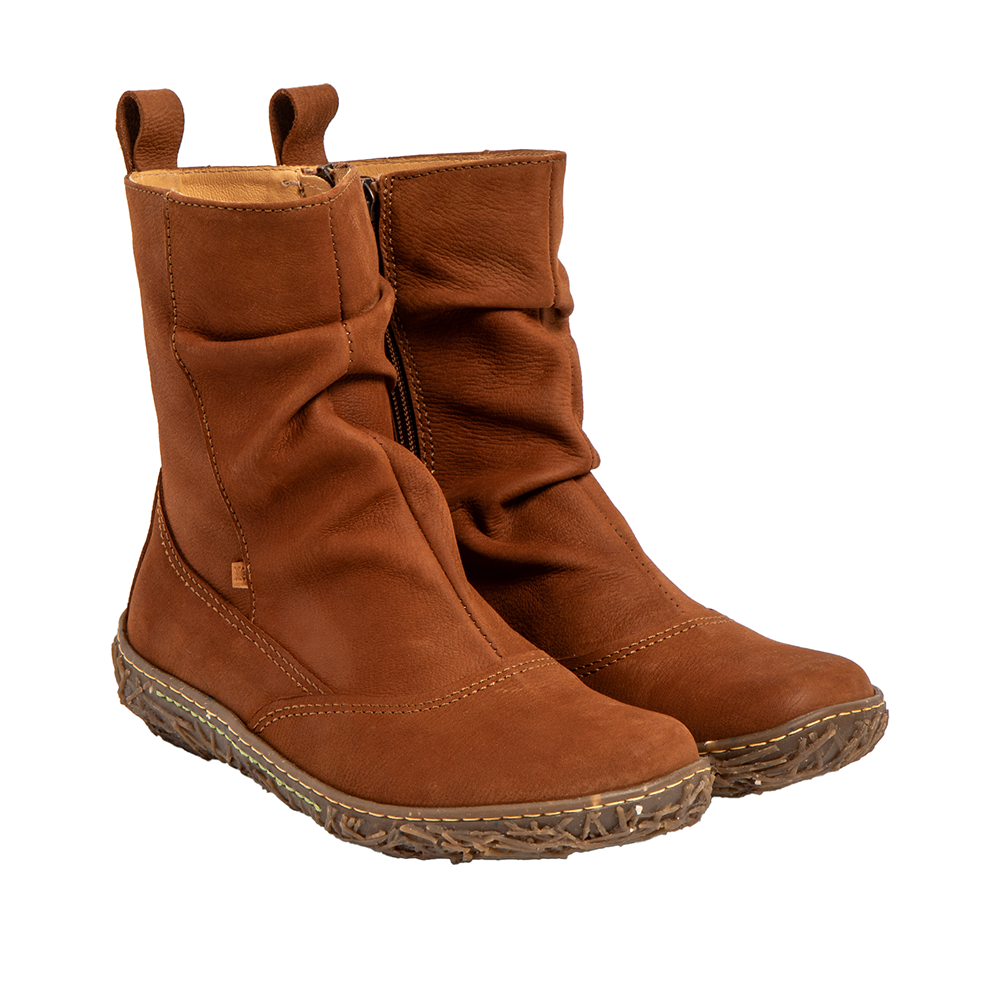 Pair of brown woman's winter boots