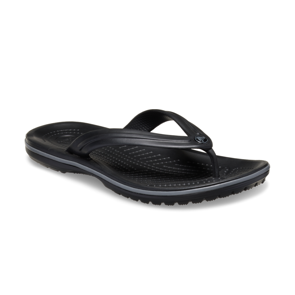 Black Crocs flip-flop