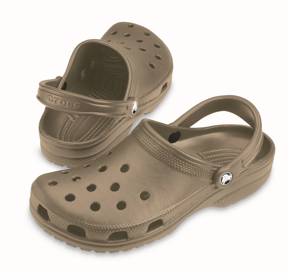 Classic khaki slip on clogs Crocs at Shoes2u